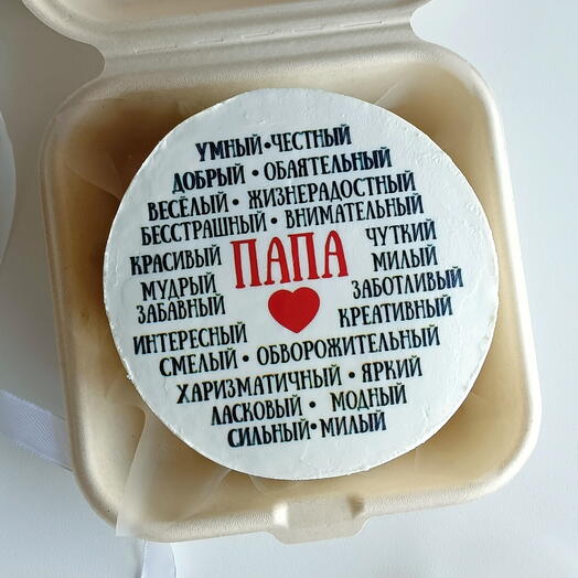 Бенто торт для папы