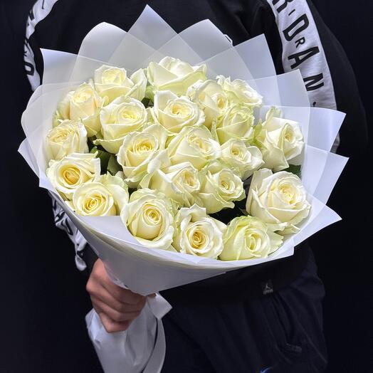 Rosas blancas 21pcs