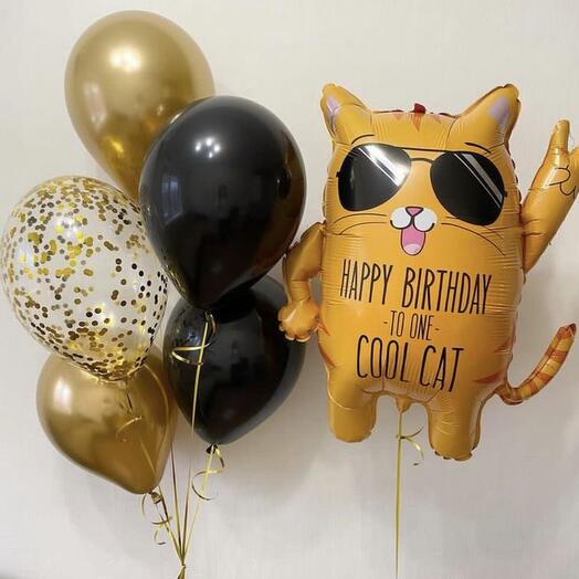 Шары - Cool Cat - Котик