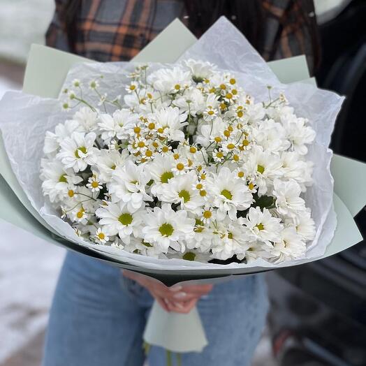 Нежный букет с ромашками ☺️