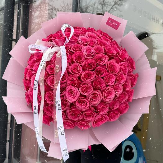 Букет из 101 голландской розы