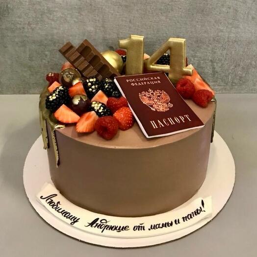 Торт на день рождения 14 лет