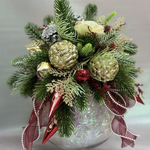 Композиция в вазе «Бренди»