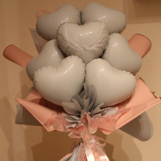 Bouquet of Teddy hearts