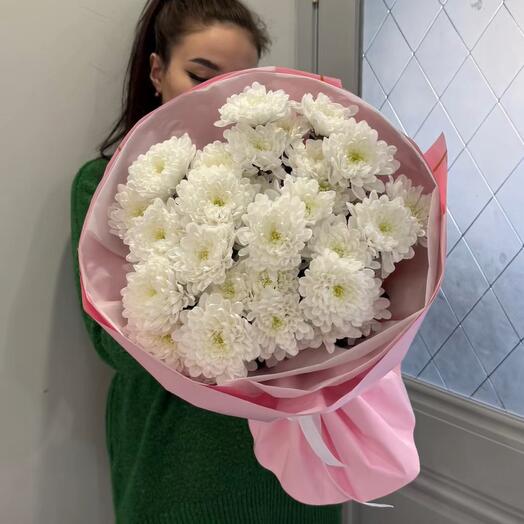 Букет из кустовых хризантем