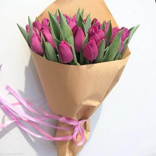 Фиоллетовые  тюльпаны 29