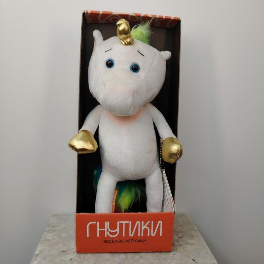 Мягкая игрушка "Единорожек Радуга", 22 см