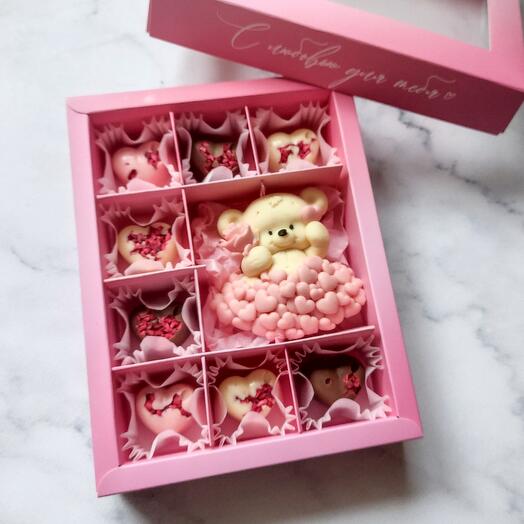 Набор шоколадных конфет в подарок  любимой