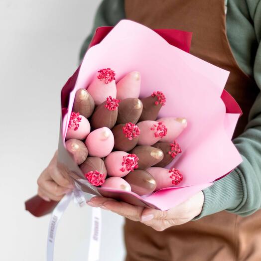 Клубника в шоколаде букет  «Romance» - S