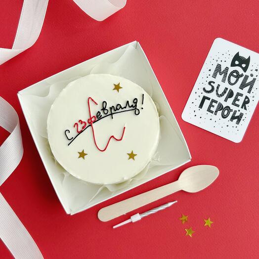 Бенто торт на 23 февраля, День защитника Отечества папе, мужу, брату, любимому, мужчине