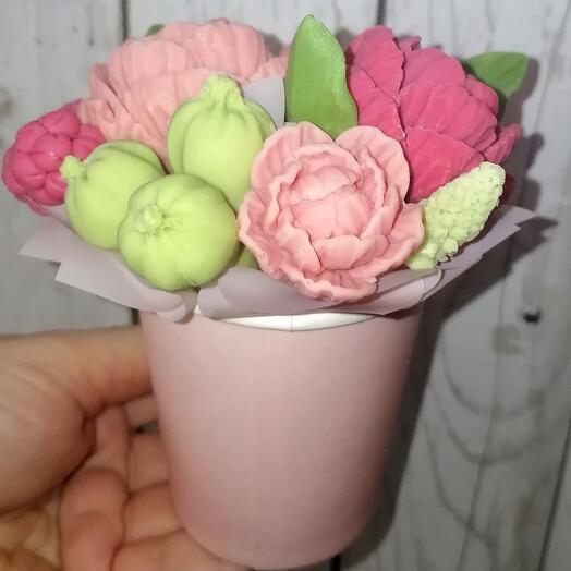 Пионы из шоколада