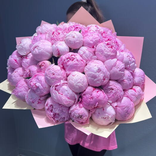 50 Pink Peonies