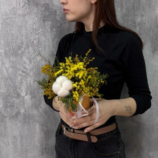 Сухоцветная композиция Развеселин