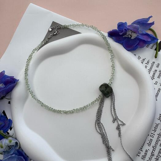 Колье с цепями