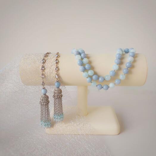 Royal sautoir with tassels "Lady Diva" length 76 cm