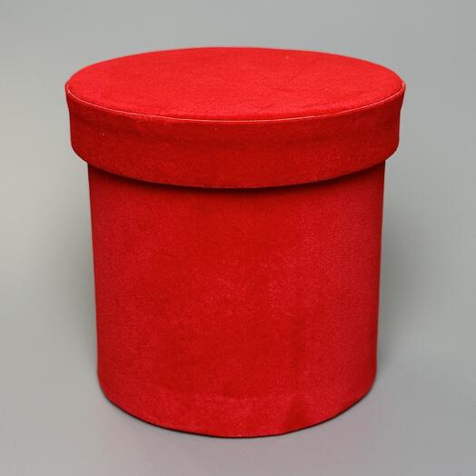 Бархатная подарочная коробка Red Velvet Medium 12*11 см ручной работы 1 шт
