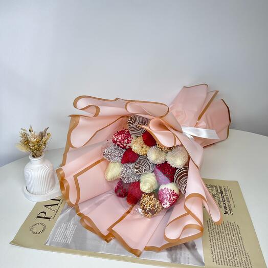 Strawberry bouquet "Strawberry flavor"