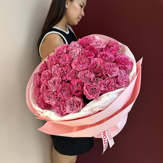 Букет "35 пионовидных роз"