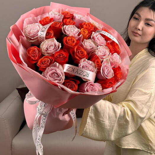 Букет Orange из 35 роз