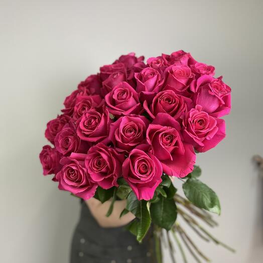 Букет из 25 ароматных роз Пинк Флойд💕
