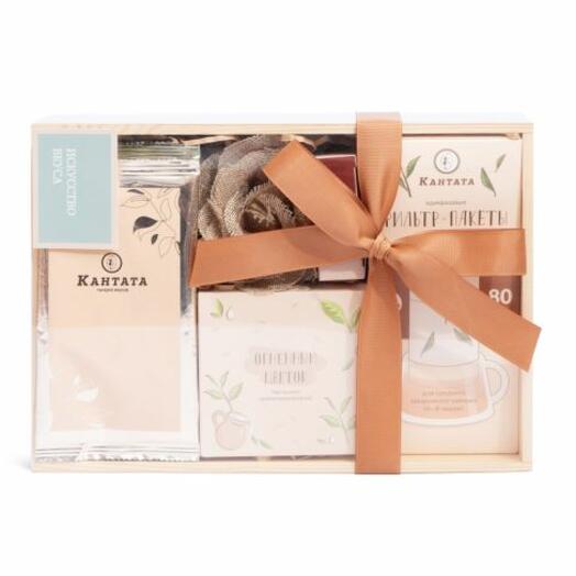 Подарочная коробка "Карамельный момент" Кантата