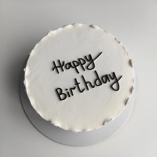 Торт "Happy Birthday" 1,7 кг на день рождения для парня, сына, мужа, любимого, супруга, друга, коллеги, брата