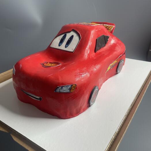 3d торт машинка