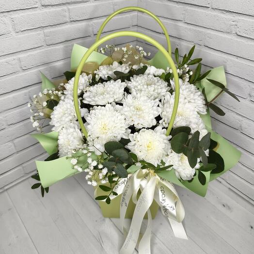 Сумочка с хризантемами