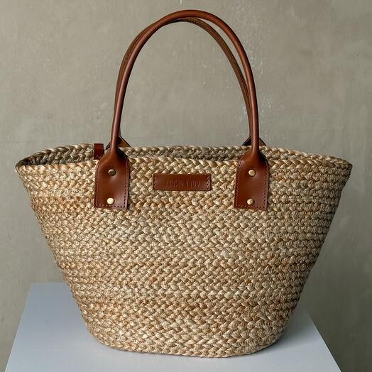 Сумка «AURORA» из джутовой косы