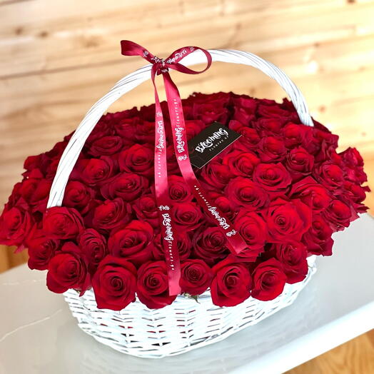 Flowers in basket
