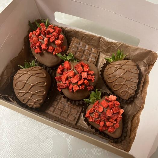 Клубника в шоколаде Мини 5 штук