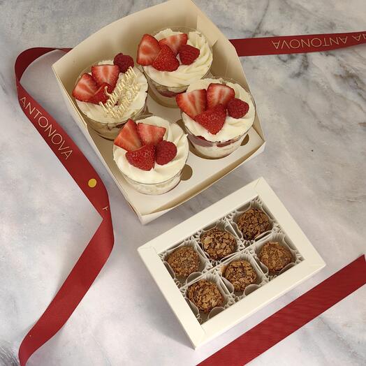 Трайфлы подарок семье, конфеты в подарок на новый год, трюфели