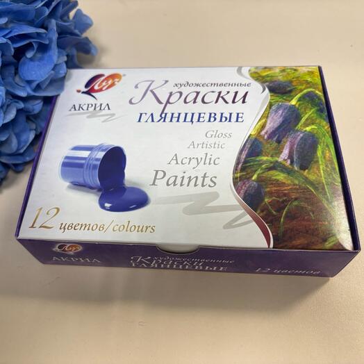 Краски акриловые для творчества