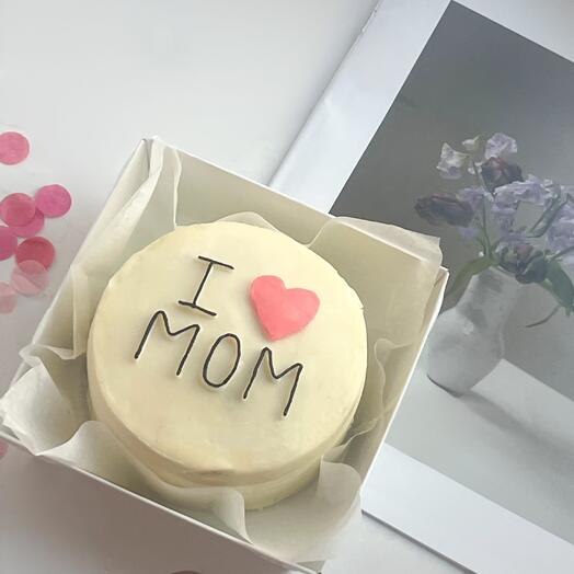 Бенто торт «I love mom» на подарок маме