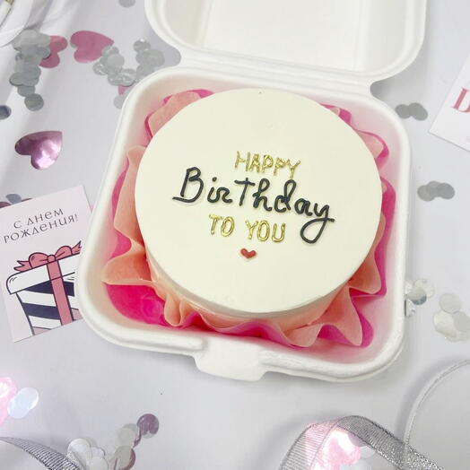 Бенто торт Happy birthday to you