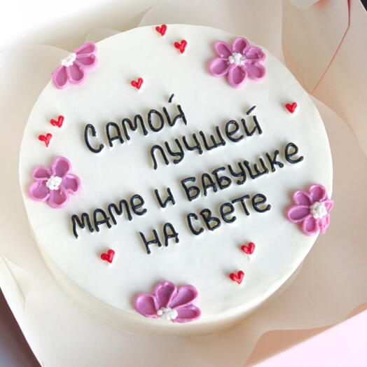 🌸Хит!Бенто торт маме и бабушке/день мамы/день матери/маме/мамуле/mother