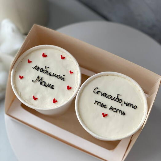 Торт в стакане, cake to go, трайфлы для любимой мамы - спасибо, что ты есть на день матери