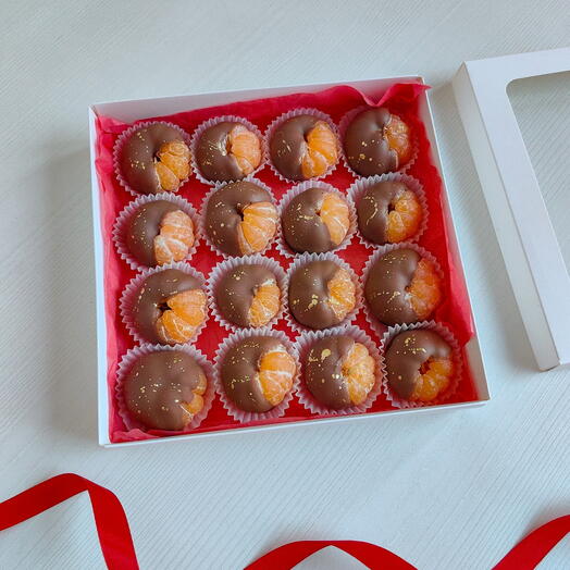 Мандарины в шоколаде
