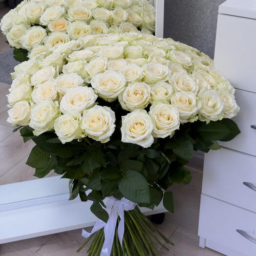 Моно букет из 51 розы Эквадор