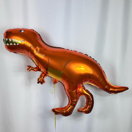 Воздушный шар динозавр гелий. Helium balloon dinosaur