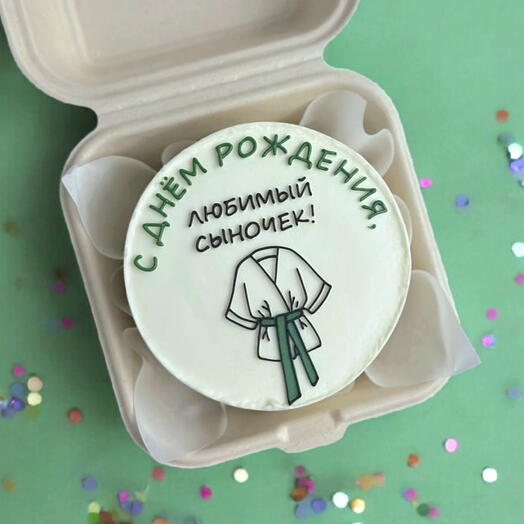 Бенто торт для каратиста