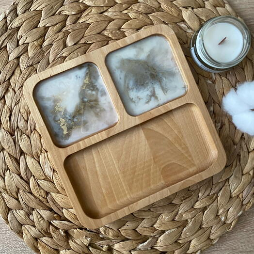 Менажница/мрамор