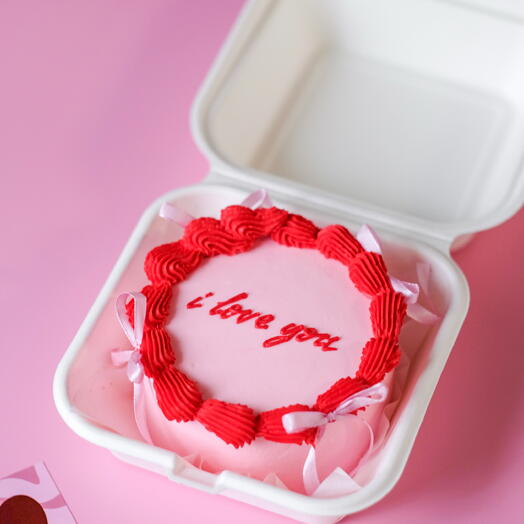 Бенто торт i love you