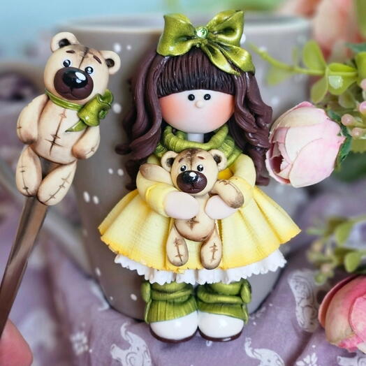 The "Girl with a Bear" mug
