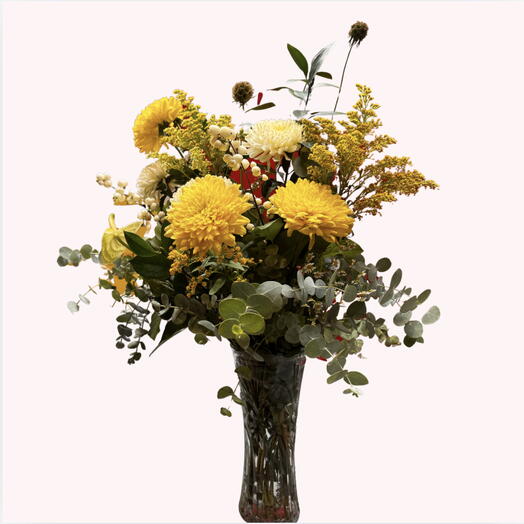 Bouquet in Yellow Crystal