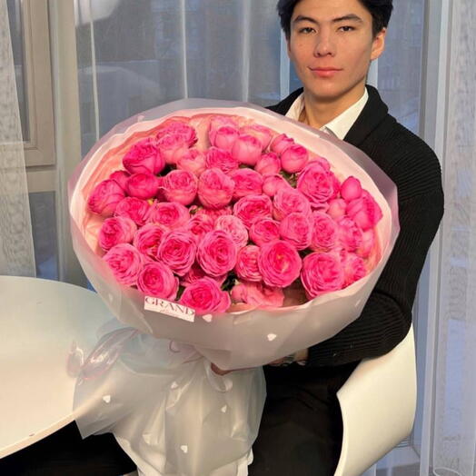 Кустовые розы Жизель 3