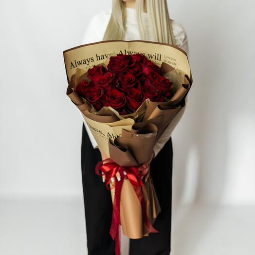 Букет WOW 15 Red