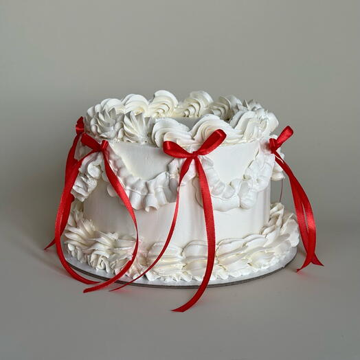 Торт Ламбет с лентами
