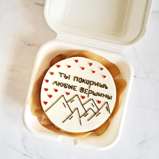 Бенто торт "Вершины"