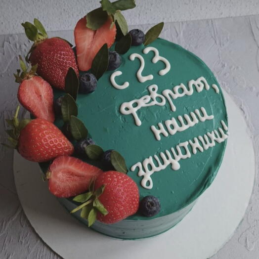 Торт в подарок с 23 февраля мужчине